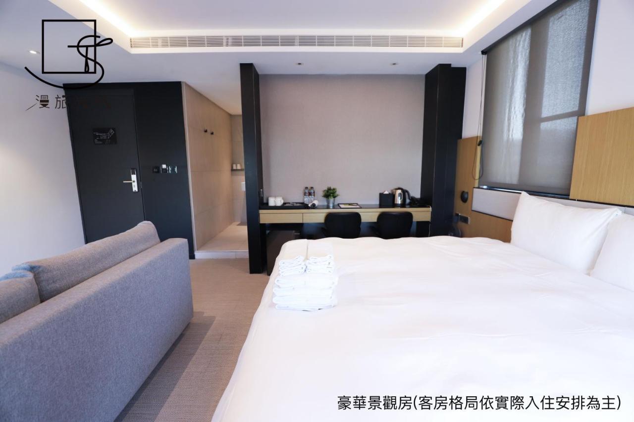 Slow Town Hotel-Glowing Taichung Exterior foto